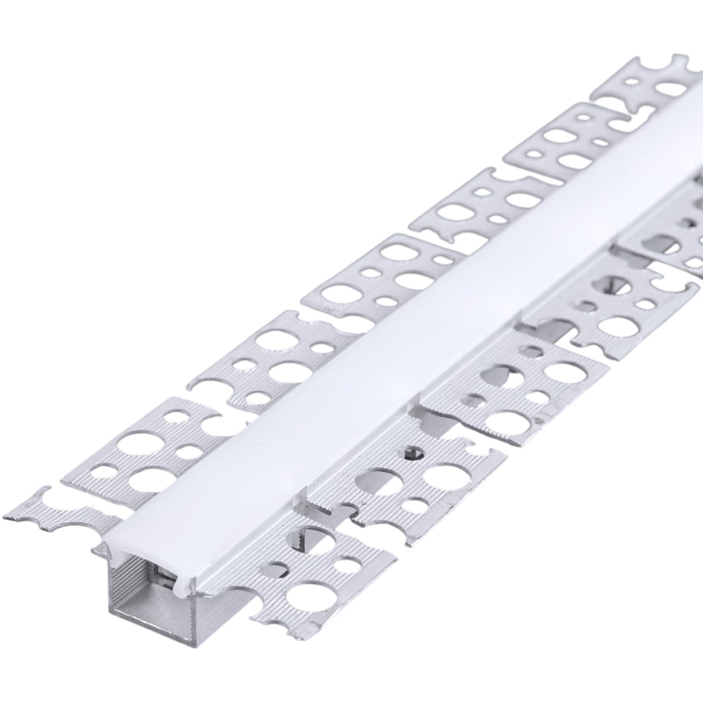 ENER-J Recessed Trimless Aluminium LED Profile with Flange 51.3 x 12.5mm 4 Pack Image 3