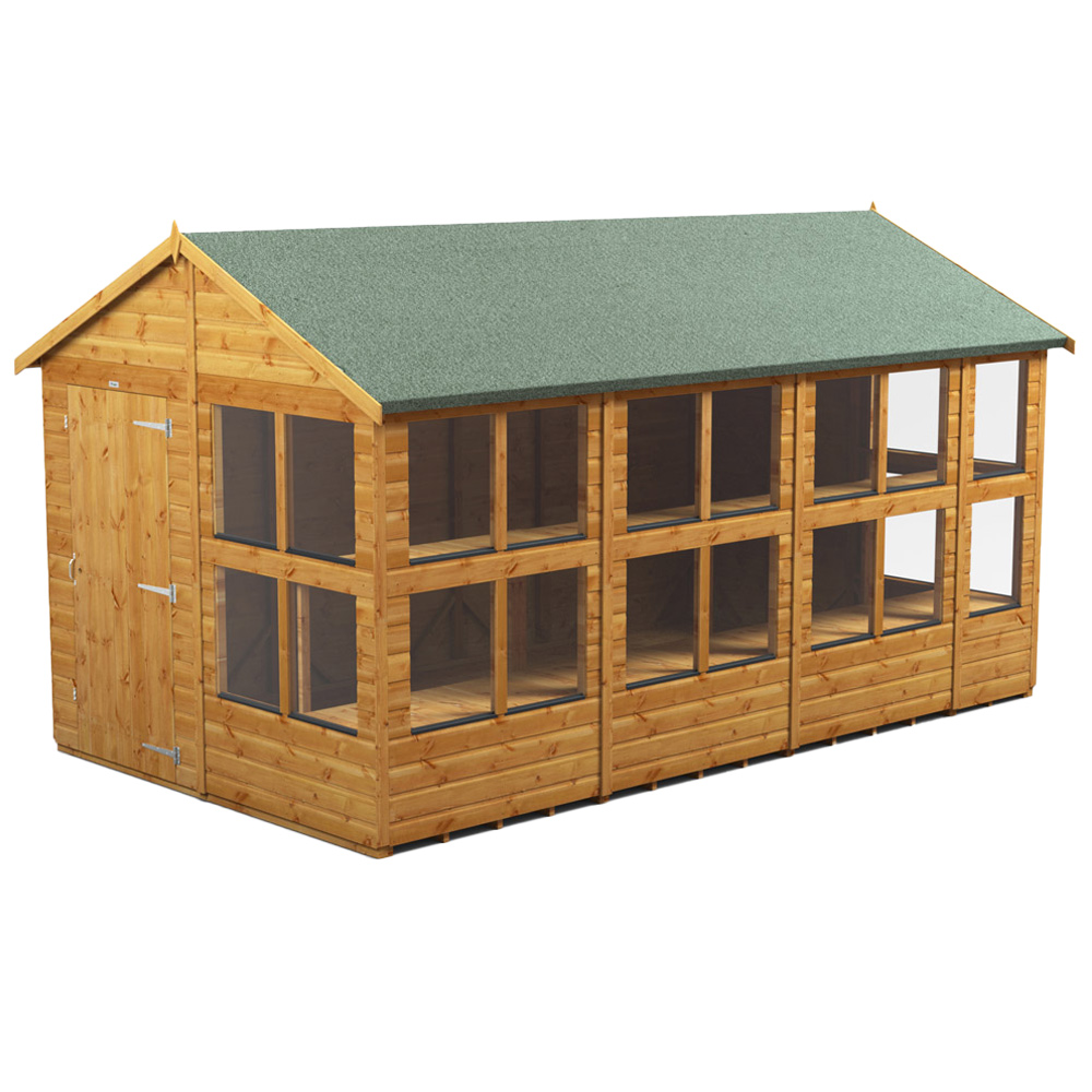 Power 14 x 8ft Apex Potting Shed Image 1