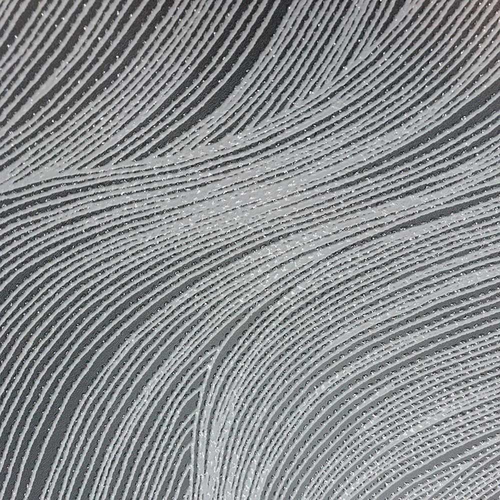 Muriva Orla Wave Slate Wallpaper Image 3