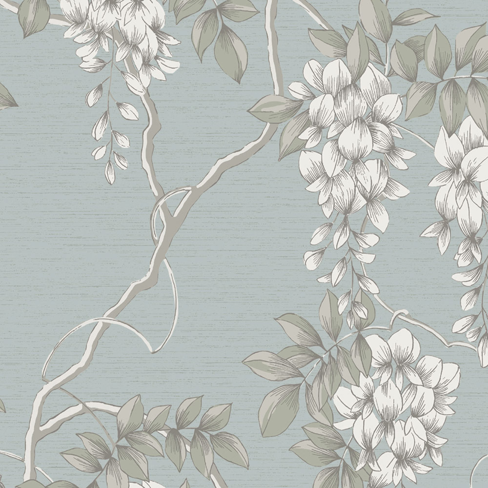 Superfresco Easy Wisteria  Duck Egg Wallpaper Image 3