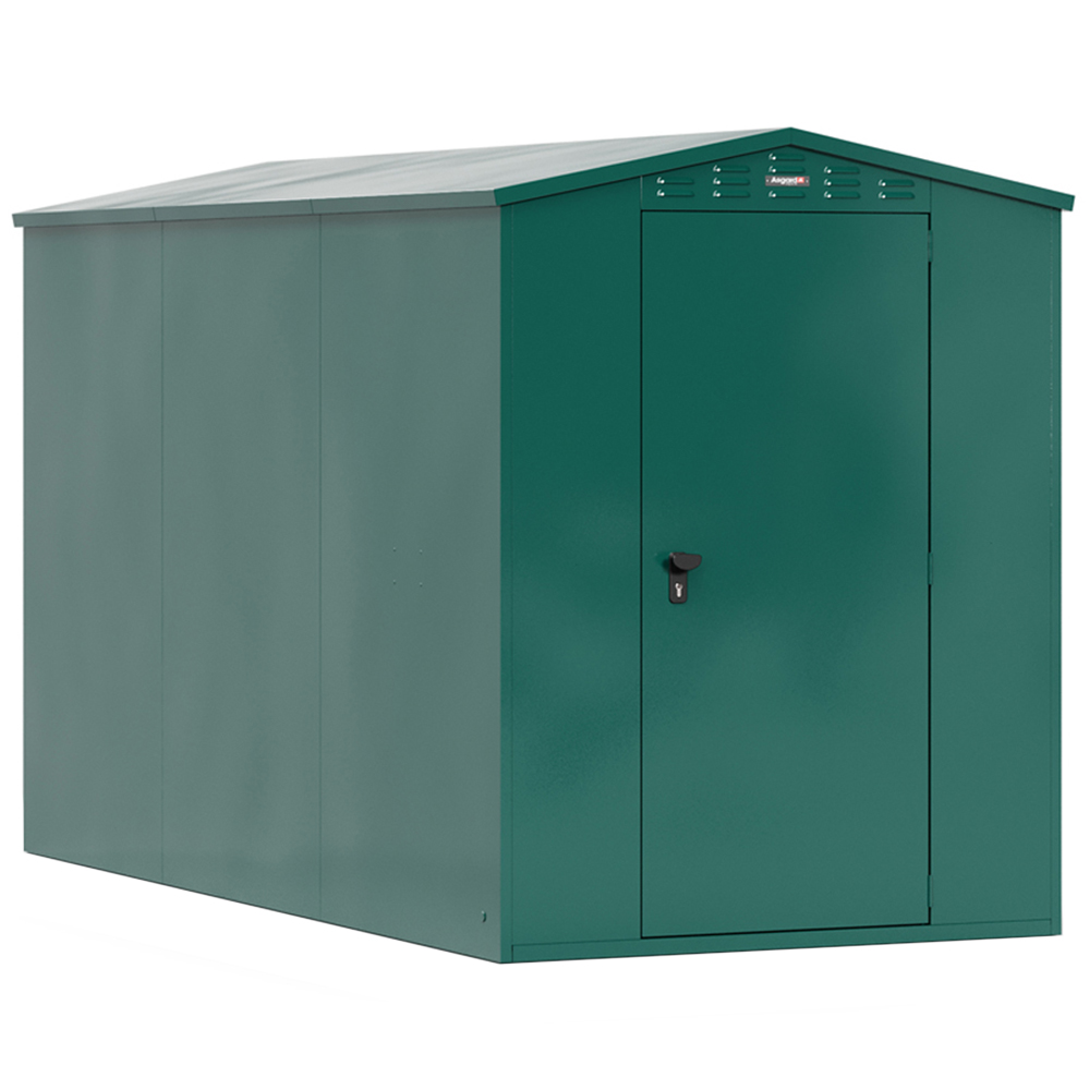 Asgard Flexistore 5 x 11ft Green Apex Garden Shed Image 1