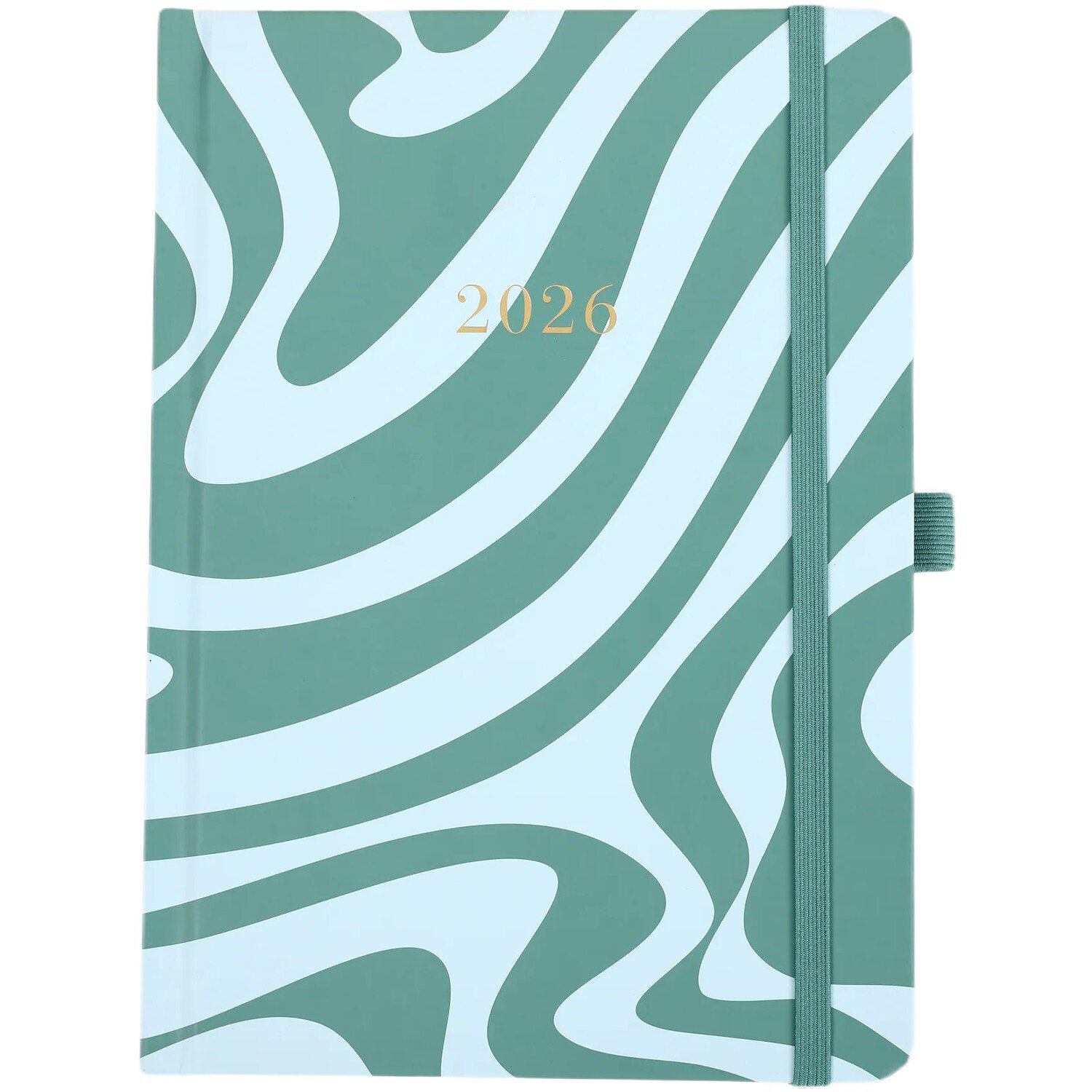 2026 A5 Marble Swirl Diary Image 1