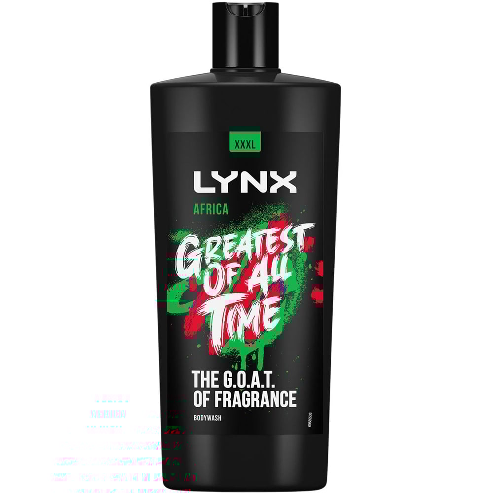 Lynx Africa The G.O.A.T. of Fragrance Refreshing Shower Gel 700ml 6 Pack Image 2