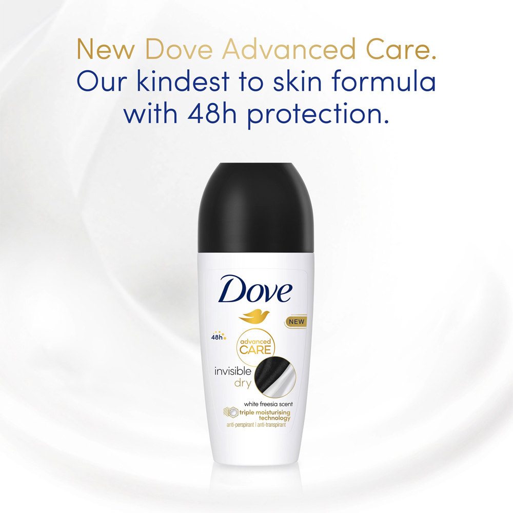 Dove  Advanced Care Invisible Dry Antiperspirant Deodorant 50ml Image 7