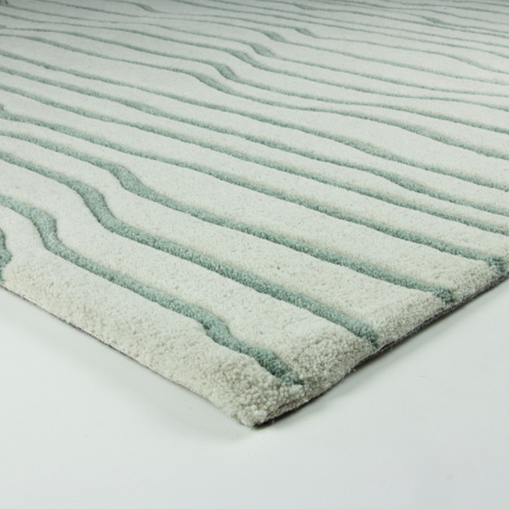 Esselle Home Aura Dune Natural and Green Rug 120 x 170cm Image 3