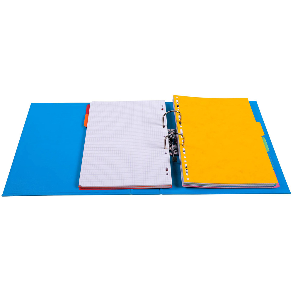 Exacompta PremTouch A4 Blue PVC Lever Arch File 10 Pack Image 3