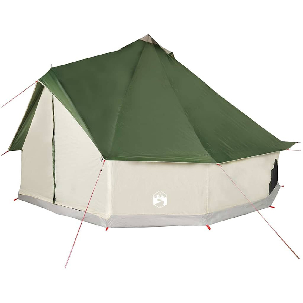 Walplus 8 Person Waterproof Tipi Family Tent Green Image 3