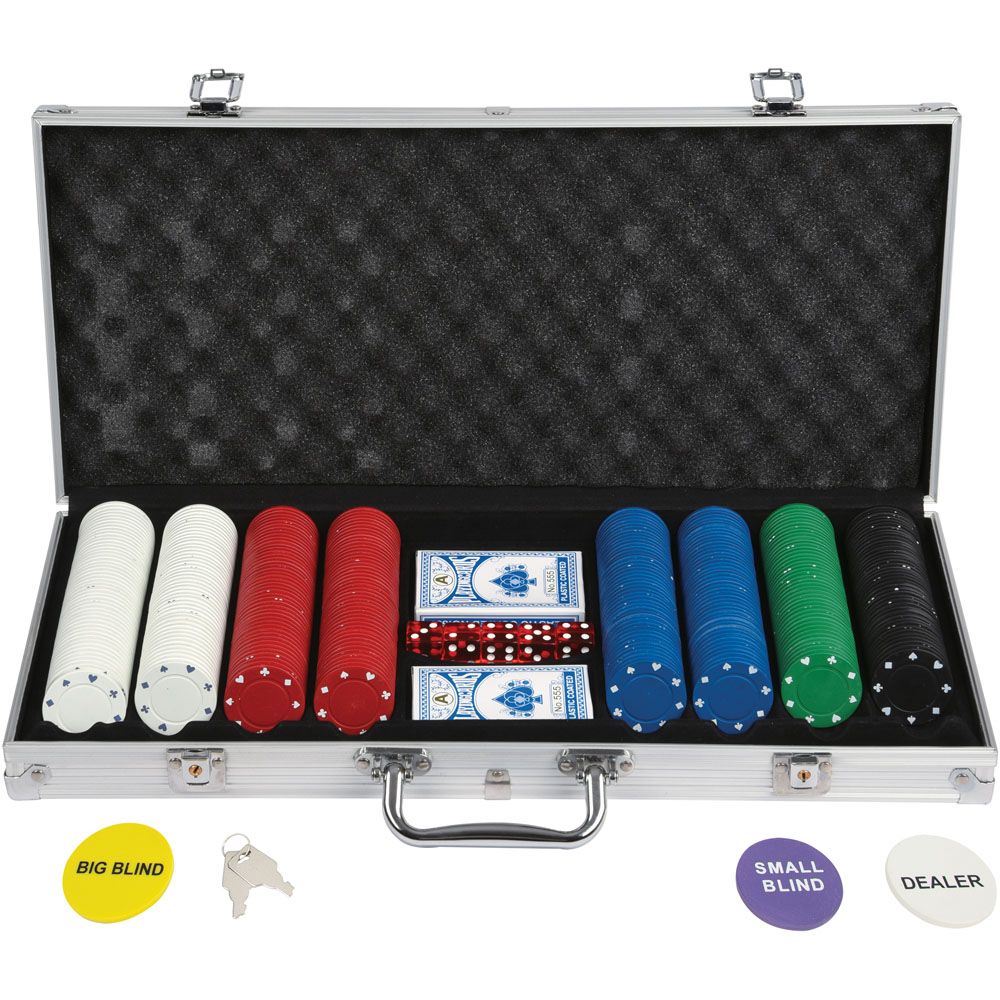 Global Gizmos 400 Piece Poker Set with Aluminium Case Image 1