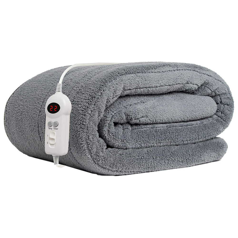 Sweet Dreams Grey Reversible Electric Throw Image 4