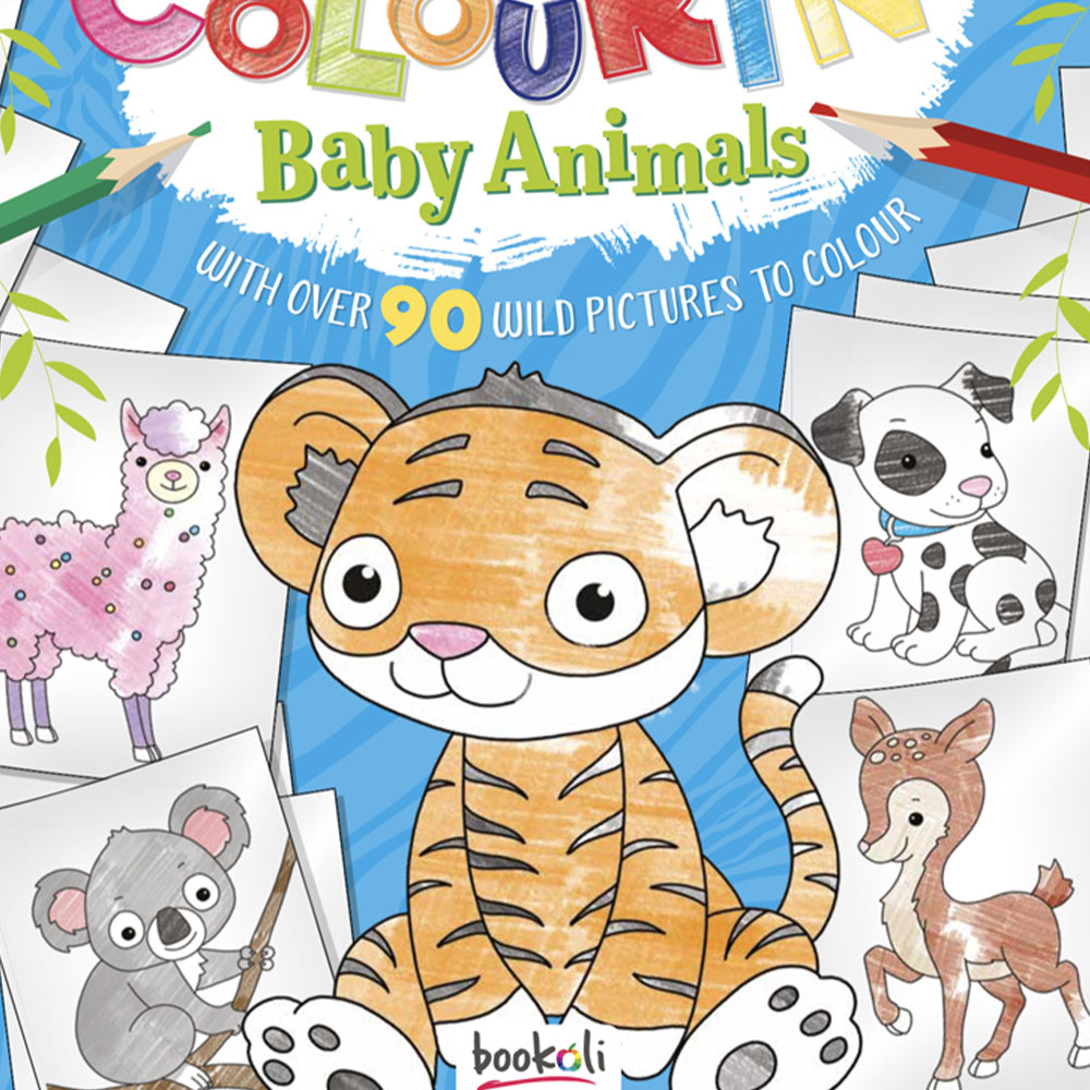 Mega Colouring Baby Animals Book Image 3