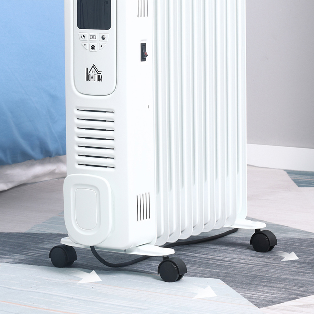 HOMCOM 2180W White Portable Heater Image 6