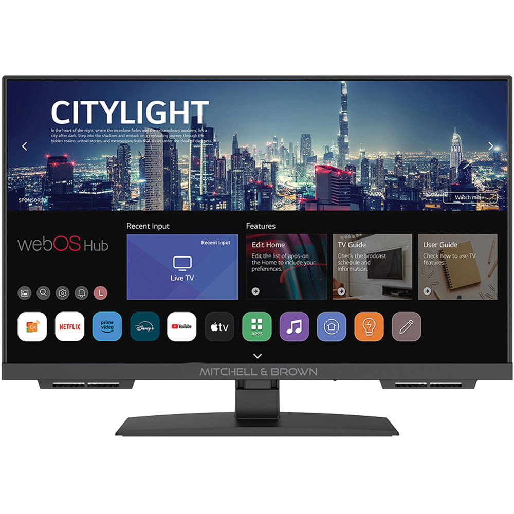 Mitchell & Brown 24 inch HD Ready Smart Linux OS Traveller TV with DVD Image 3