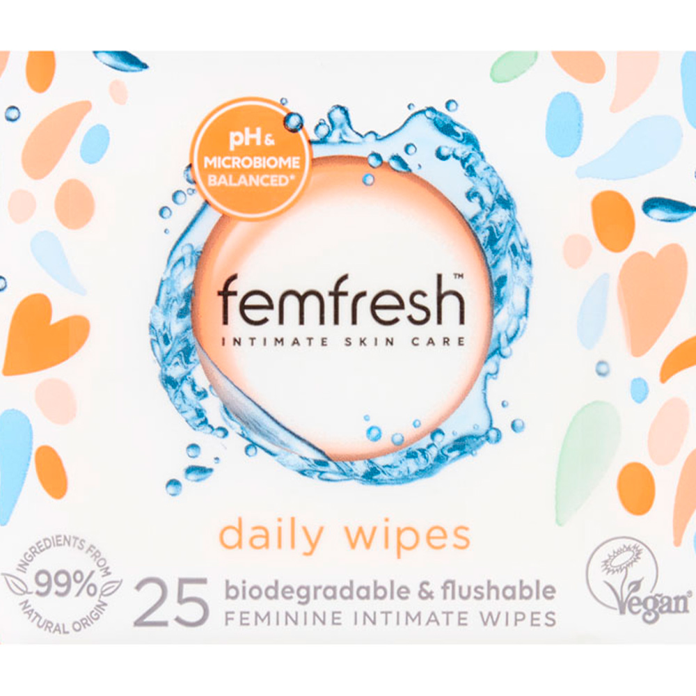 FemFresh Limited Edition Wipes 25 Pack Image 2