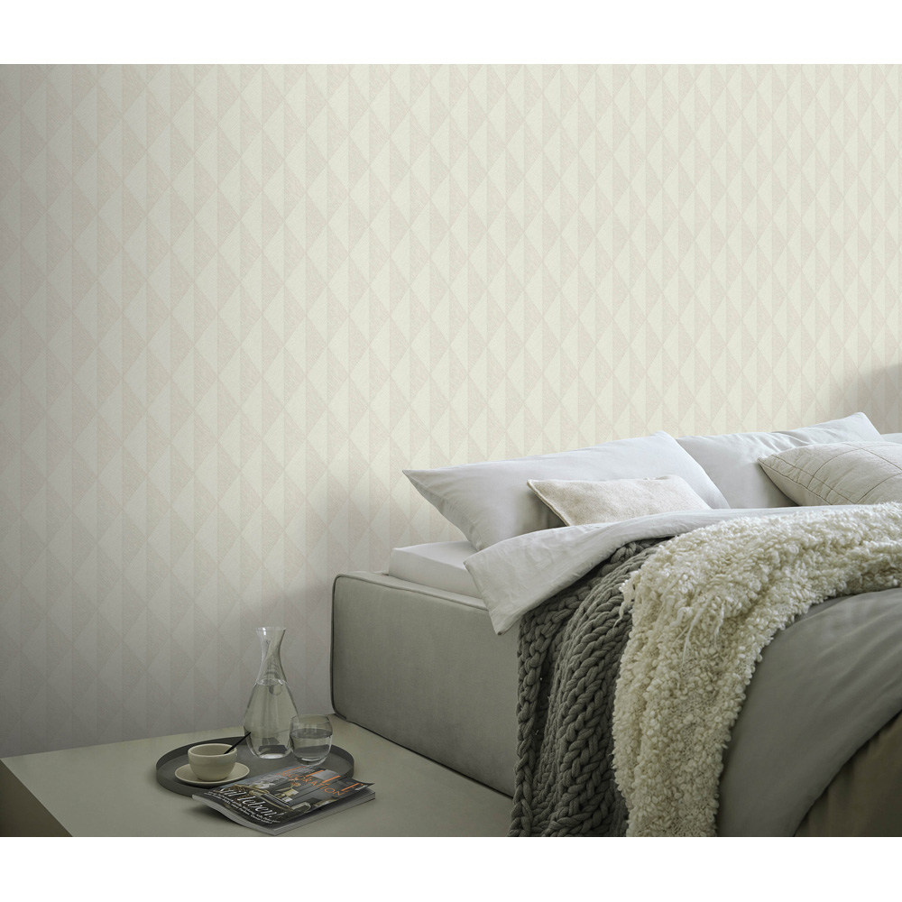 Erismann Woven Whisper Light Taupe Vinyl Wallpaper Image 6