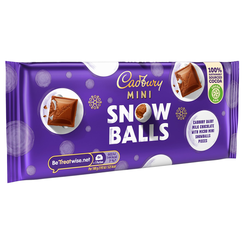 Cadbury Dairy Milk Mini Snowballs 110g Image 2