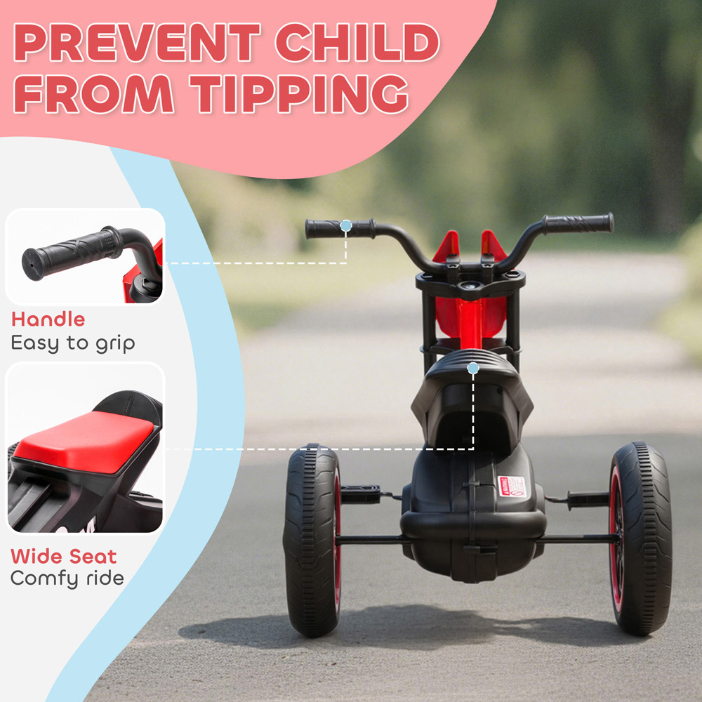 Tommy Toys AIYAPLAY Red 3 Wheel Kids Tricycle Image 6