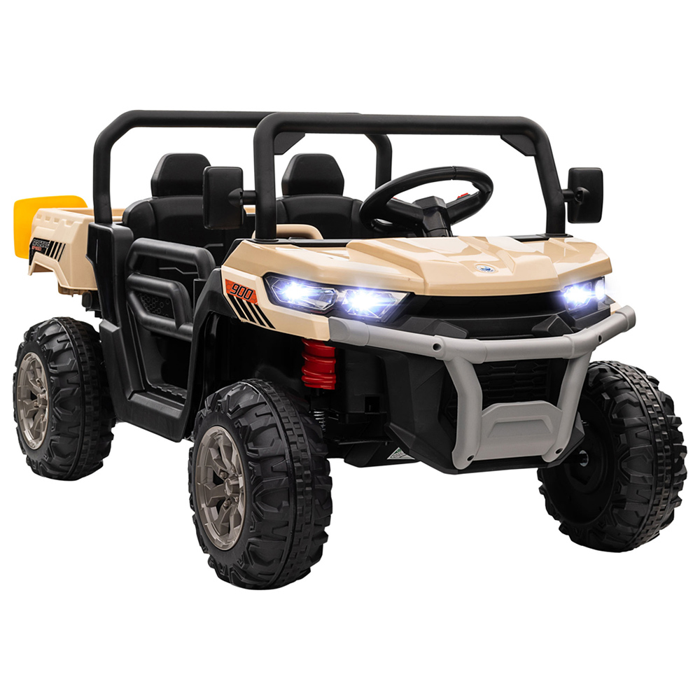 HOMCOM Kids Electric Off-Road Ride On Toy Truck Image 1