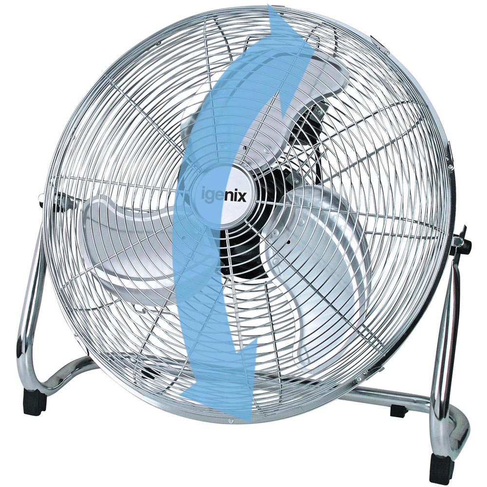 Igenix Silver Chrome Air Circulator Fan 18 inch Image 3