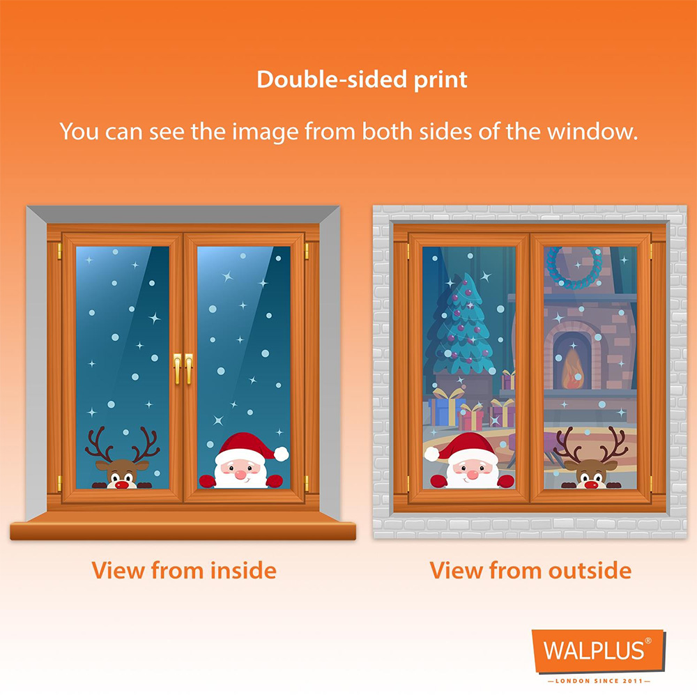 Walplus Halloween 140 Piece Delicate Lace Snowflakes Sticker Set Image 5