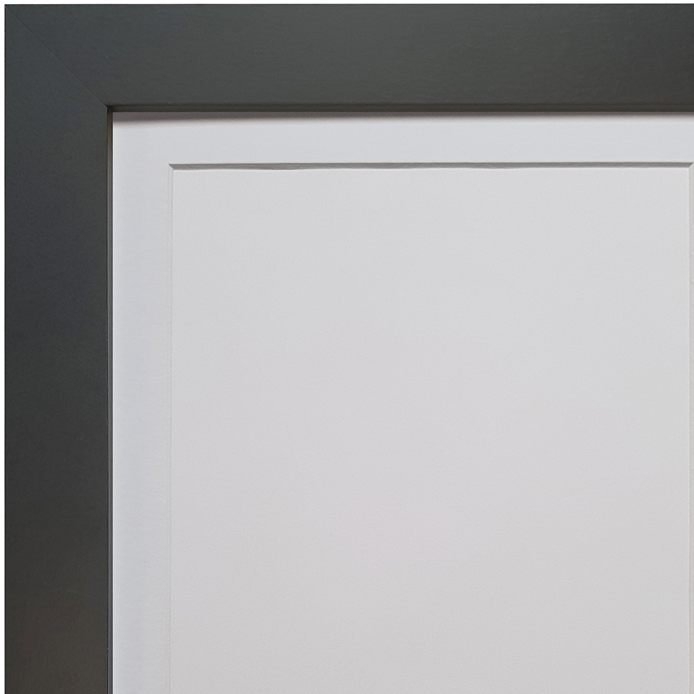 FRAMES BY POST Metro Black Frame with White Mount 16 x 12 inch Image 2