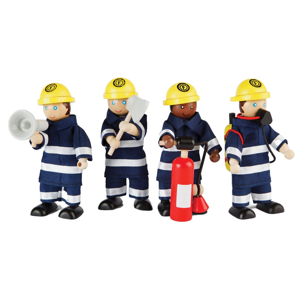 Tidlo Wooden Firefighters Set Image 1