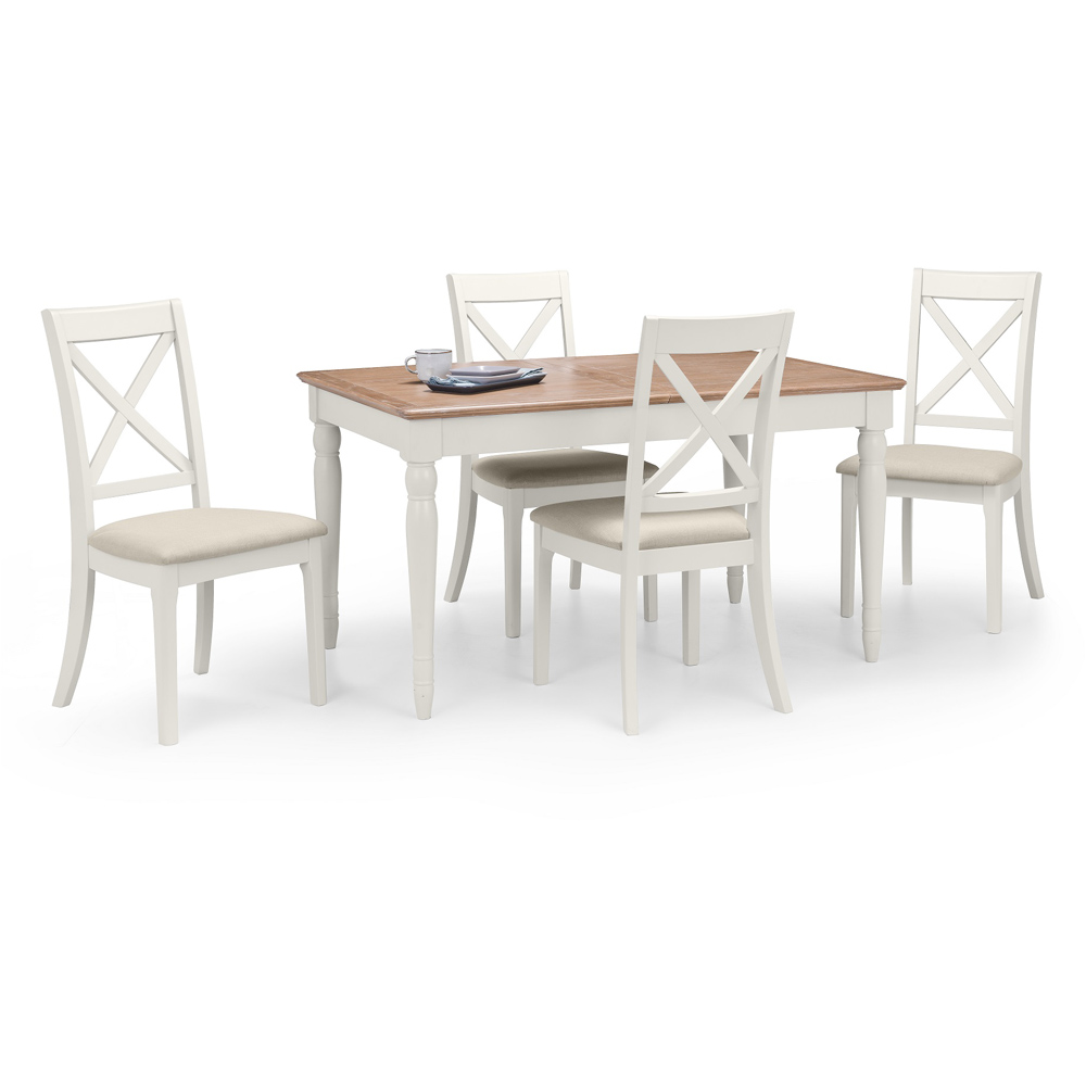 Julian Bowen Provence 4 Seater Extending Dining Table Image 8