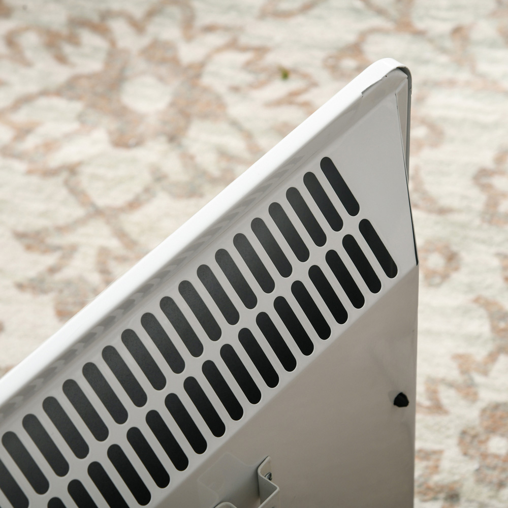 HOMCOM White Electric Convector Heater with LED Display and Remote Image 3