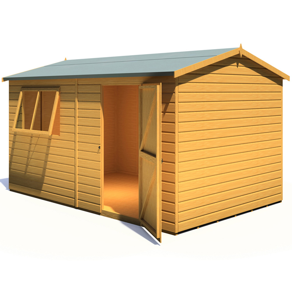 Shire Lewis 12 x 8ft Style C Reverse Apex Shed Image 3