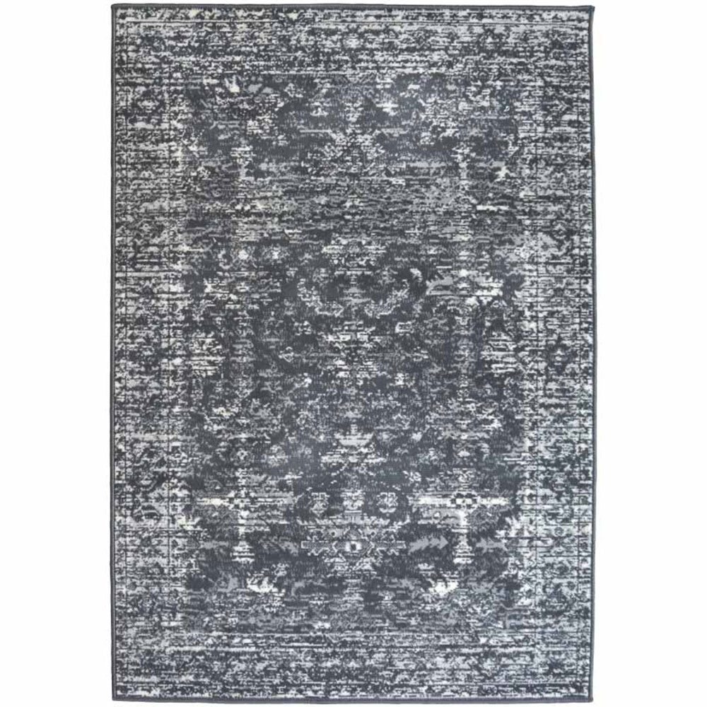Traditional Style Rug Charcoal 160 x 230cm Image 1