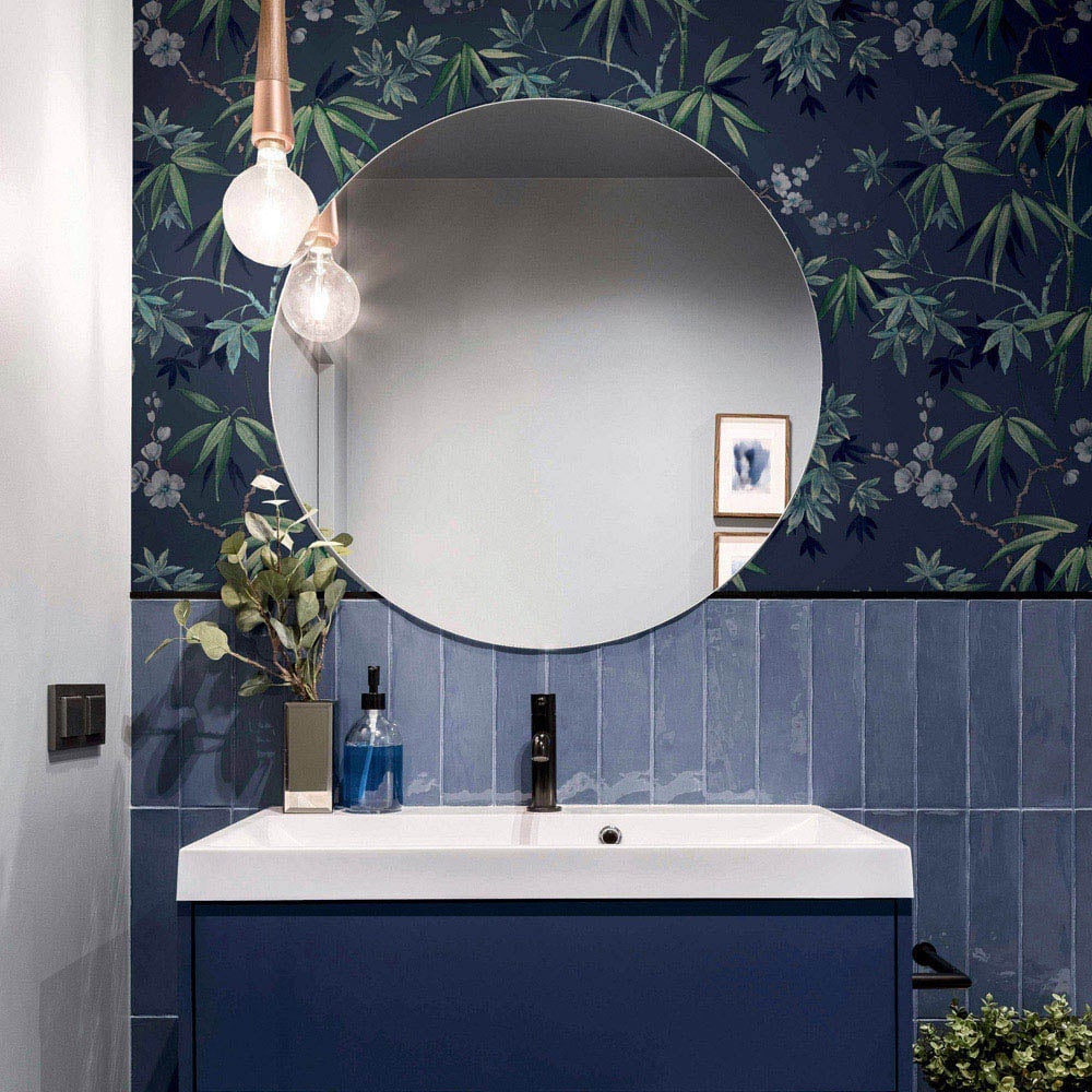 Arthouse Jasmine Garden Navy Wallpaper Image 7