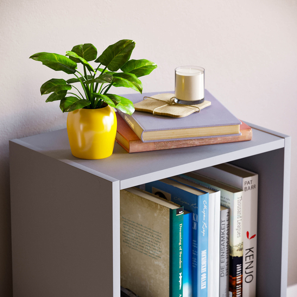 Vida Designs Oxford 2 Cube Grey Bookcase  Image 5