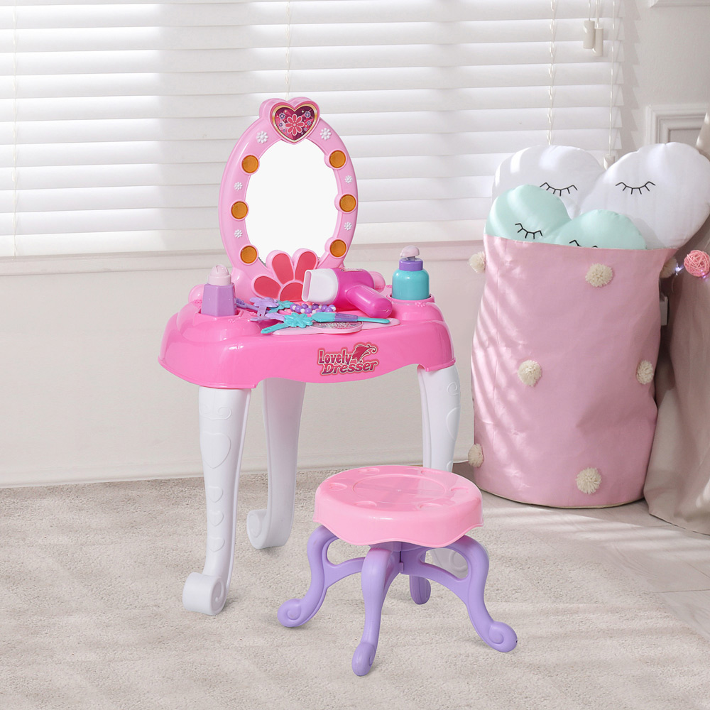 Kids Music and Lights Dressing Table Play Set Wilko