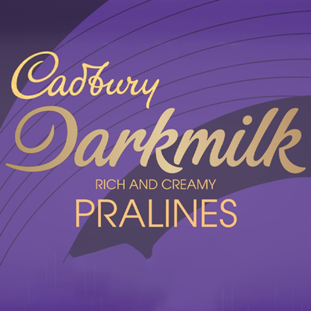 Cadbury Darkmilk Rich and Creamy Pralines 236g Image 2