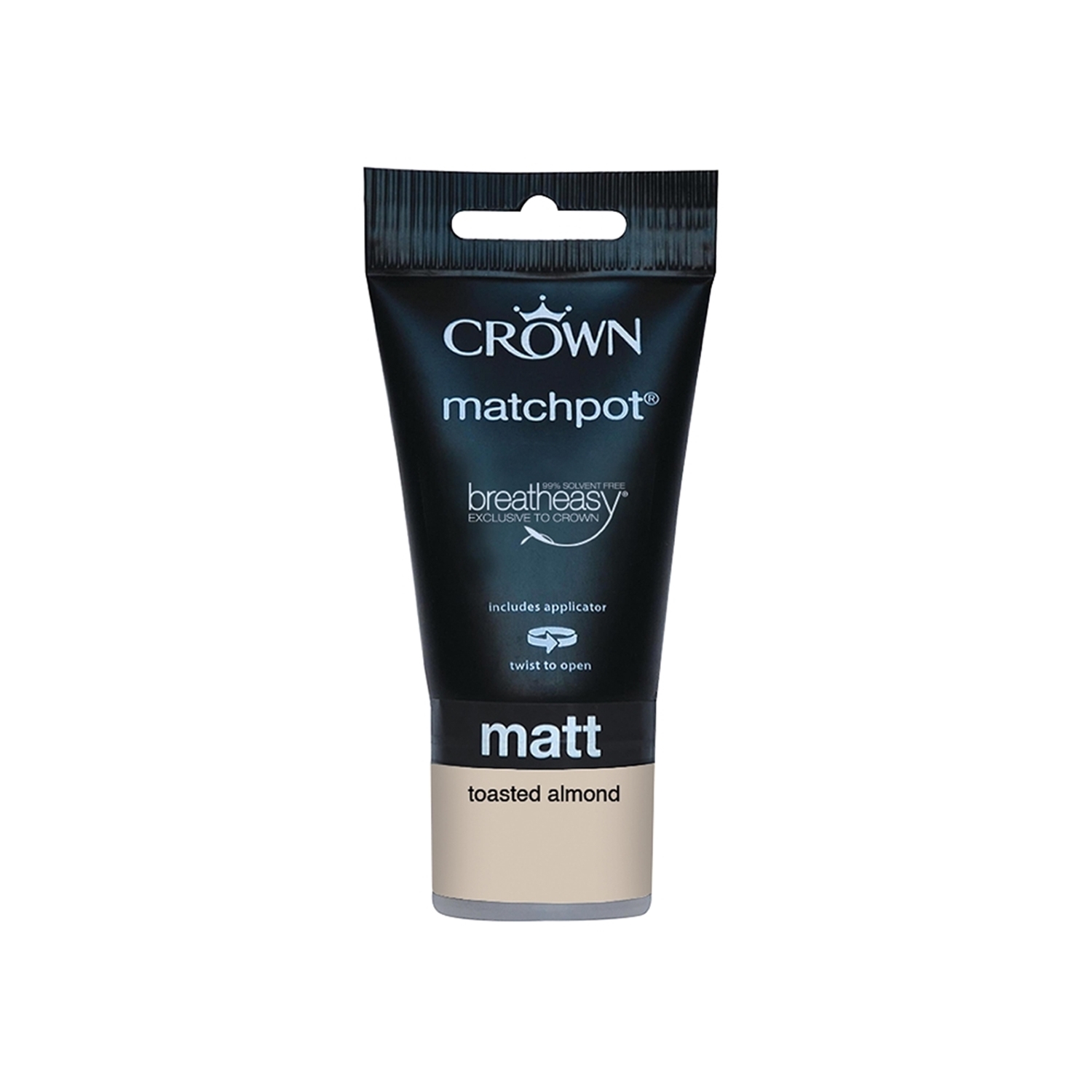 Crown Toasted Almond Matt Breatheasy Tester Pot 75ml Image