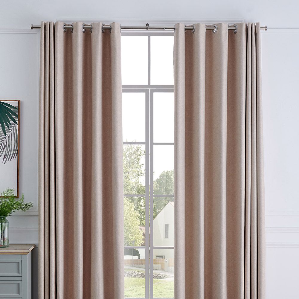 Homemaker 110-300cm Extendable Steel Curtain Cap Pole Image 6
