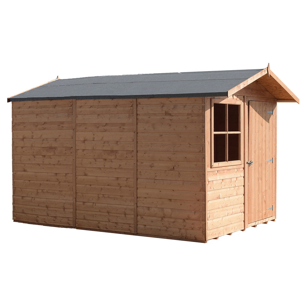 Shire Barraca 7 x 10ft Dip Treated Wooden Shiplap Shed Image 1