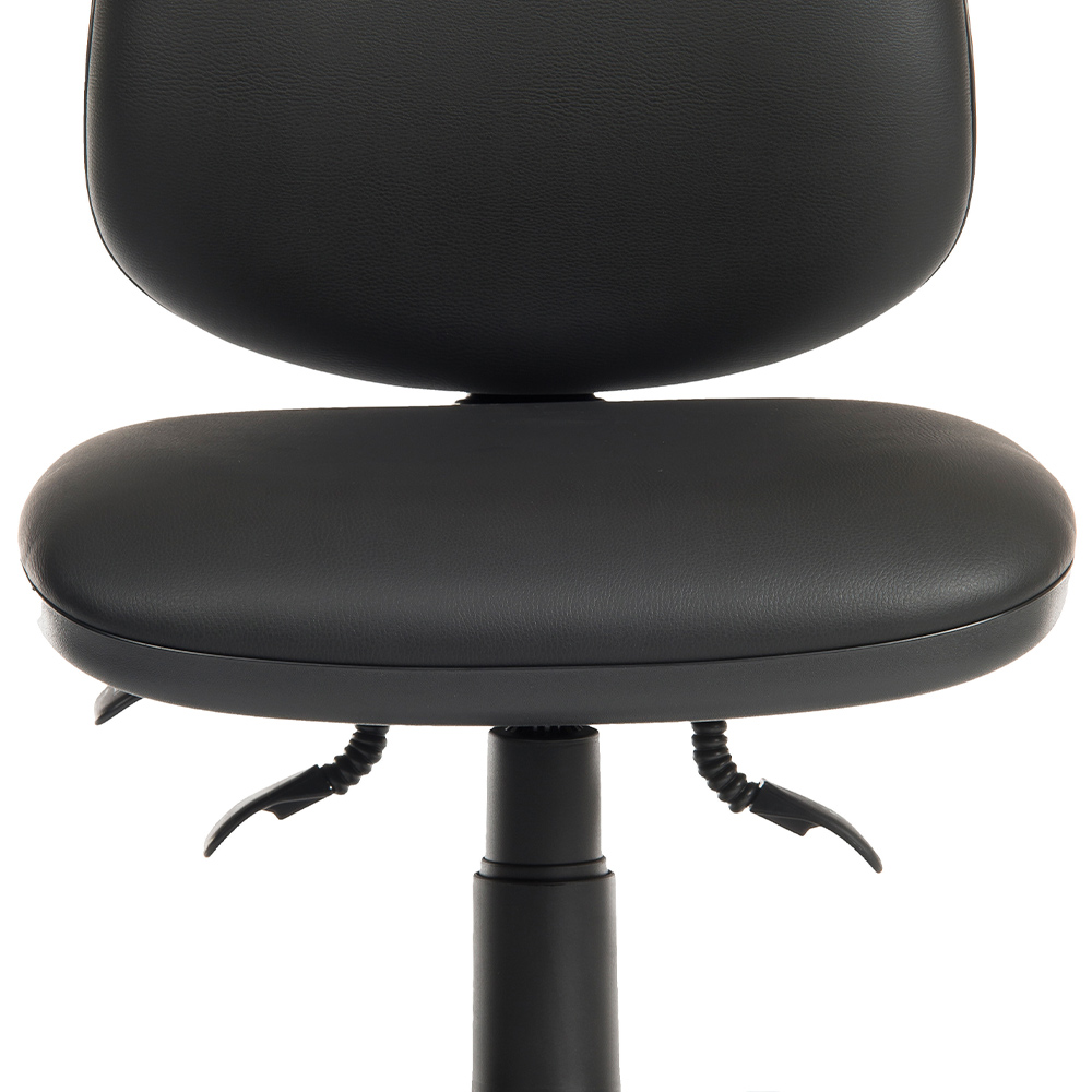 Teknik Office Practical Black PU Operator Chair Chair Image 4