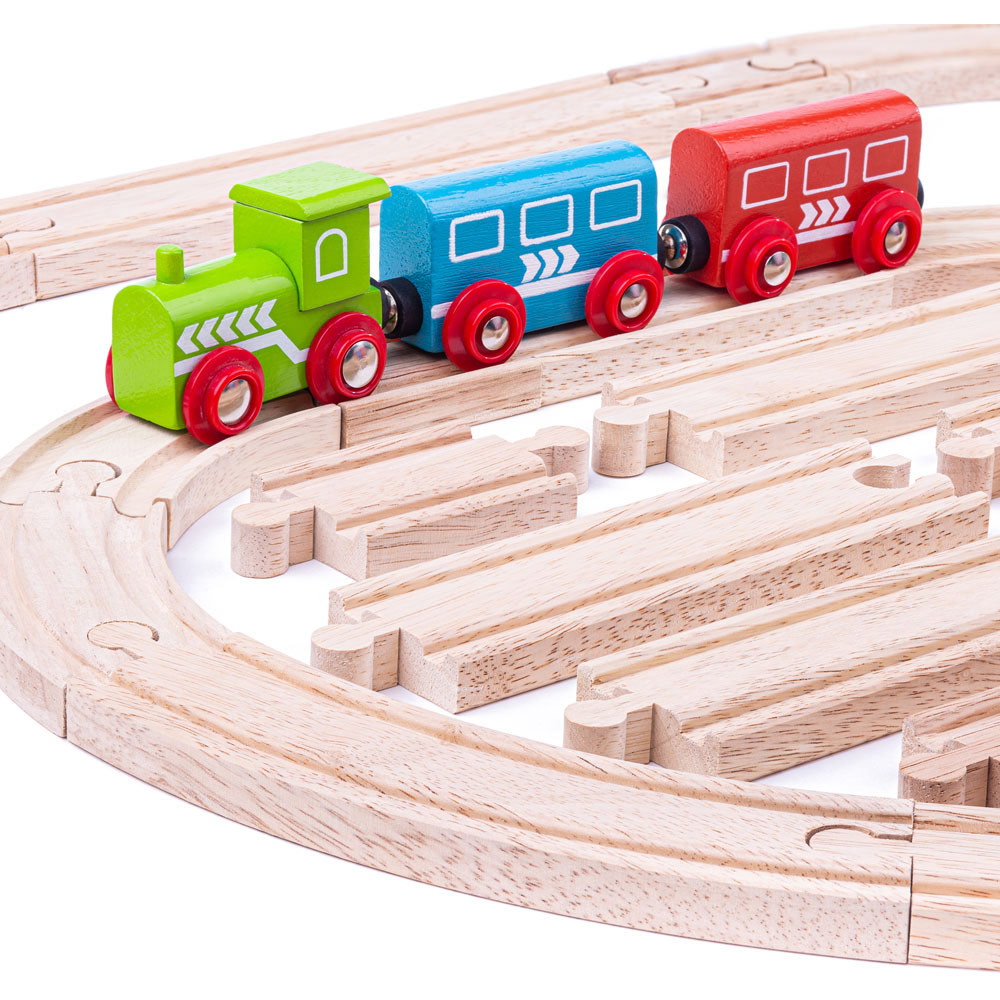 Bigjigs Rail Straights and Curves Expansion Pack Image 3