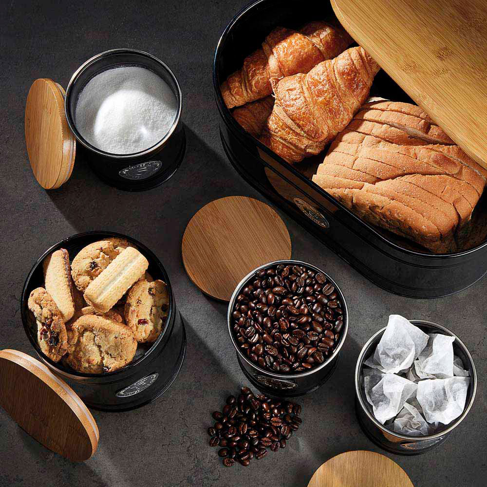 Cooks Professional G4449 Black 5 Piece Kitchen Storage Set Image 5