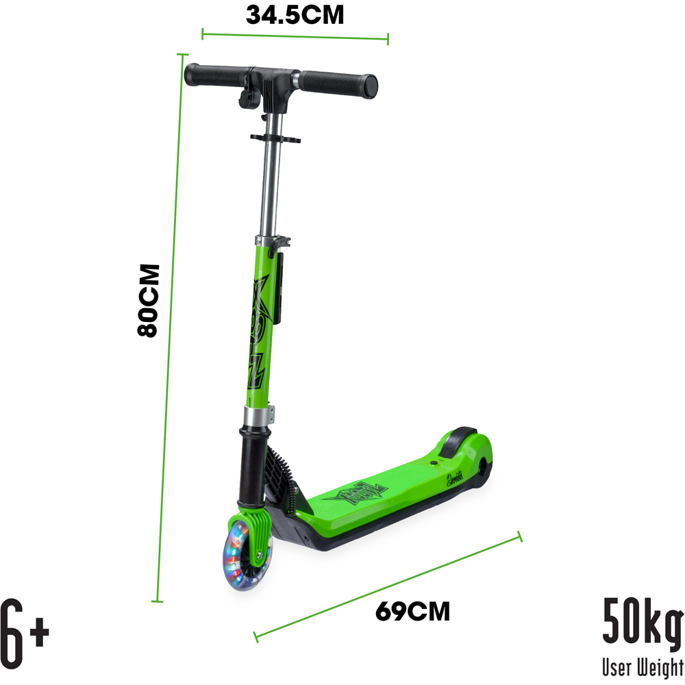 Xootz Green Kids Elements Electric Scooter 11.1V Image 8