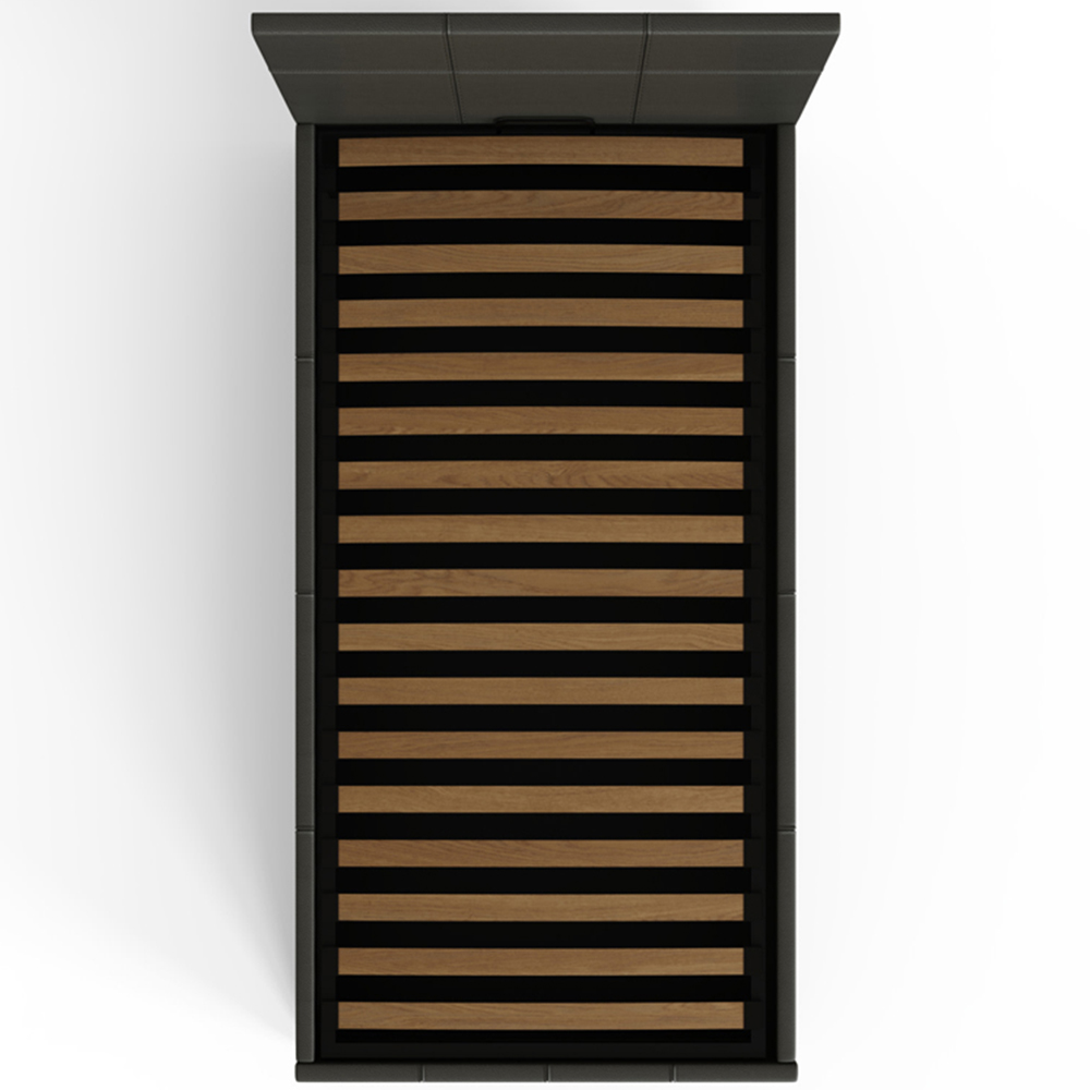 GFW Single Grey End Lift Ottoman Bed Image 5