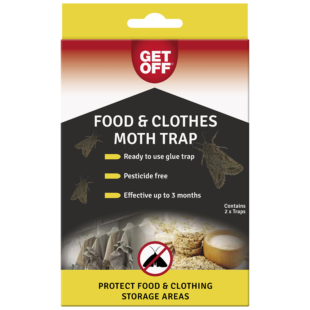 Get Off Clothes & Food Moth Trap 2 Pack Image 1