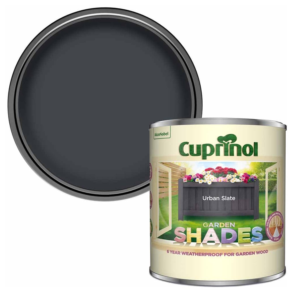 Cuprinol Garden Shades Urban Slate Wood Paint 1L Image 1