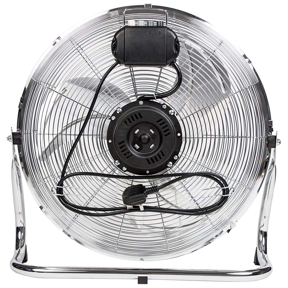 MYLEK Silver High Velocity Floor Fan 18 inch Image 6