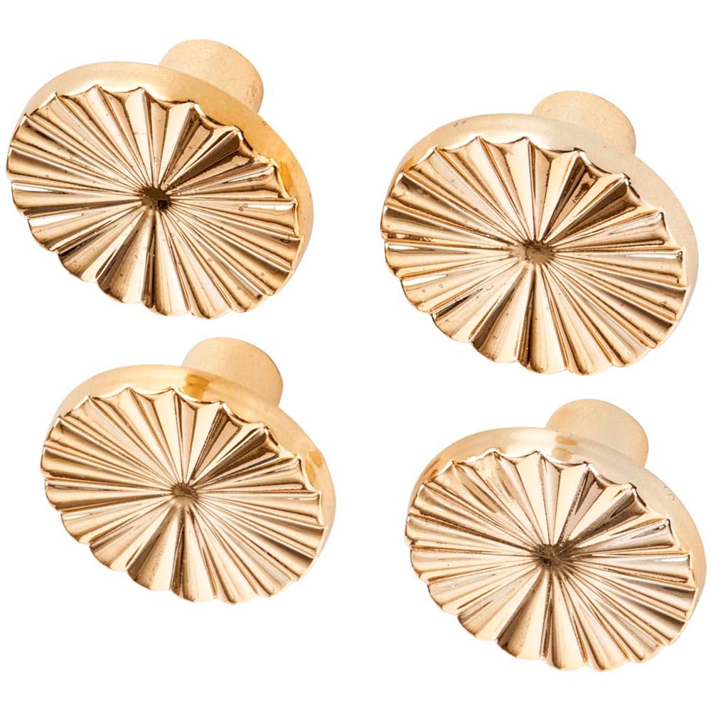 Wilko Gold Effect Door Pull 4 Pack Image 1