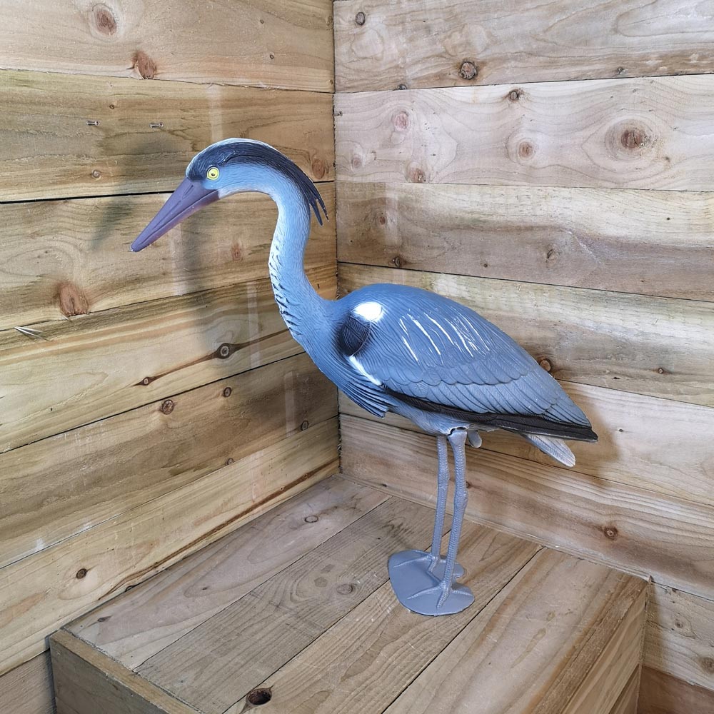Hamble Distribution Blue Heron Bird Deterrent Garden Ornament Image 5