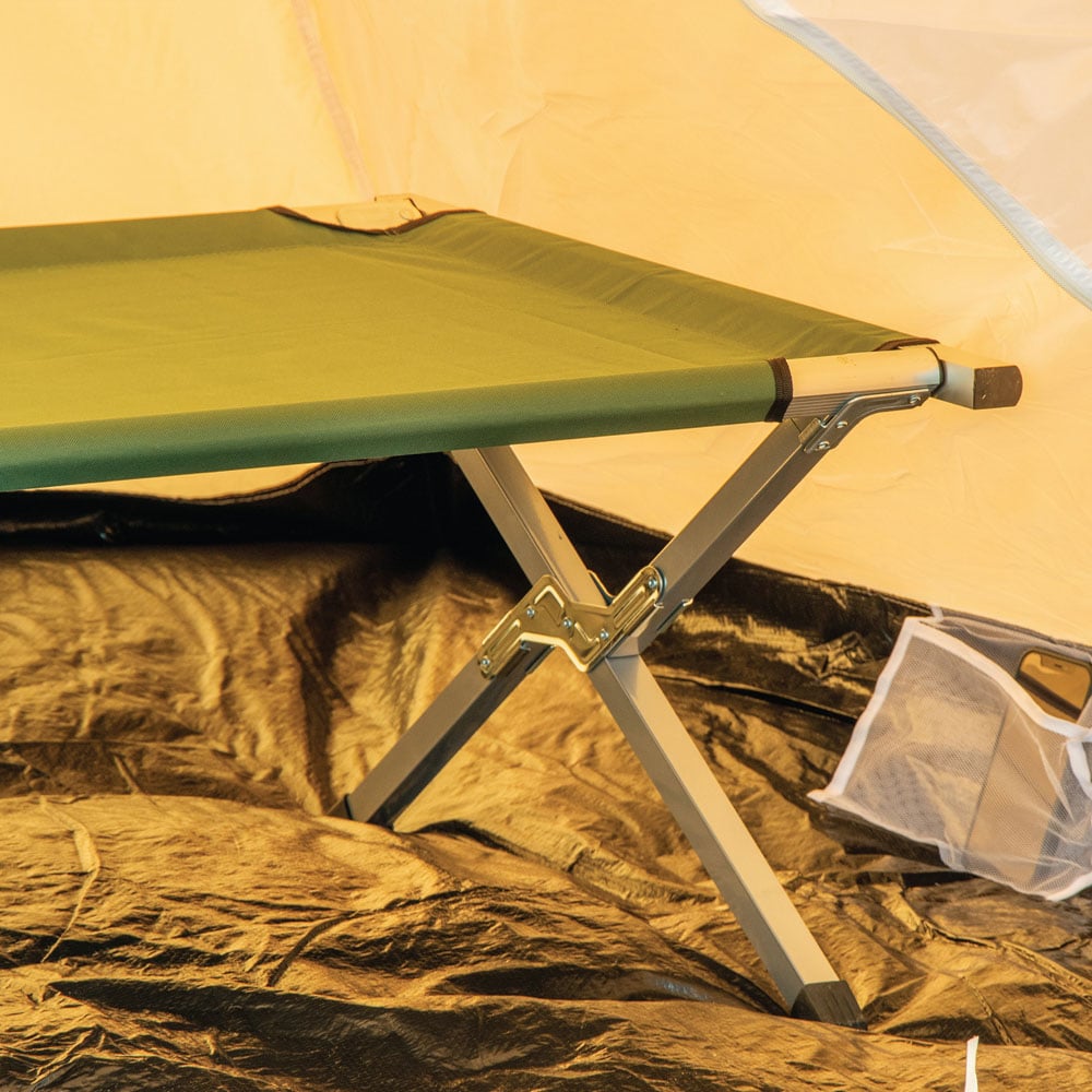 Milestone Camping Folding Camp Bed with Carry Bag Image 2