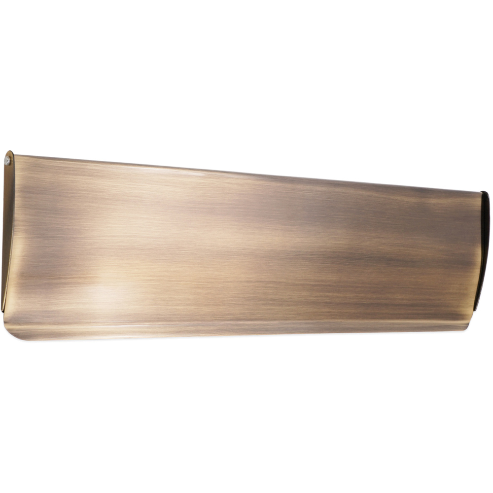 Spira Brass Antique Brass Large Letter Tidy Flap 300 x 87mm Image 1