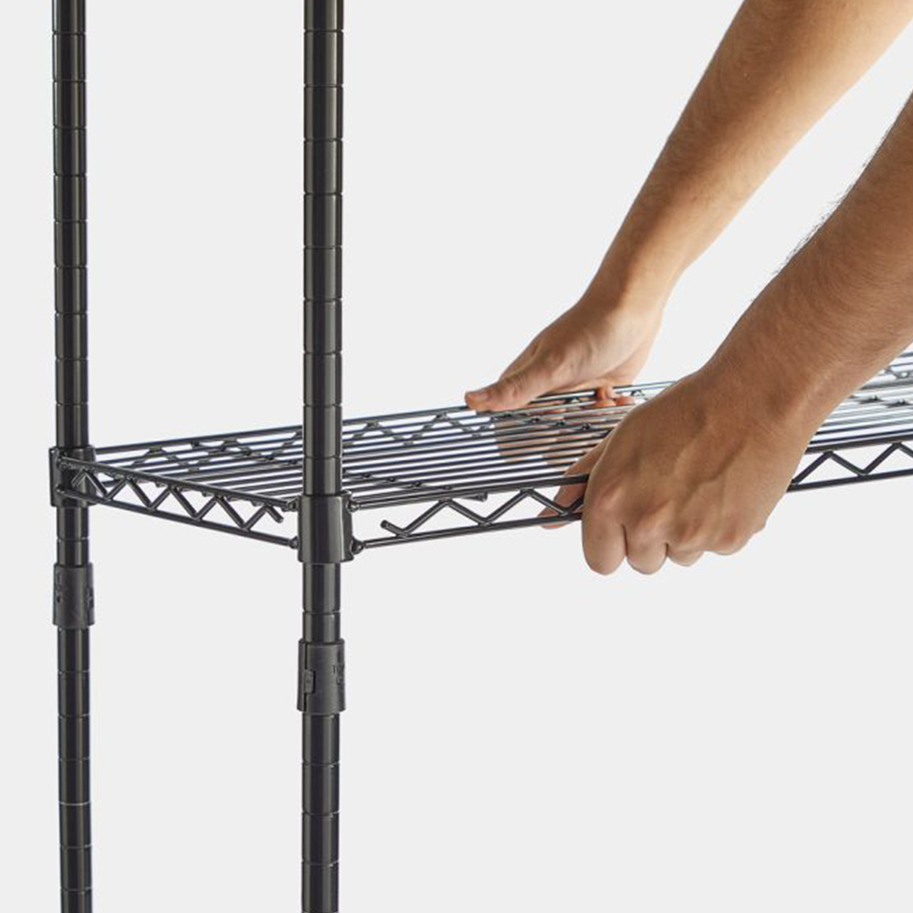 VonHaus 5 Shelf Wire Storage Rack Image 4