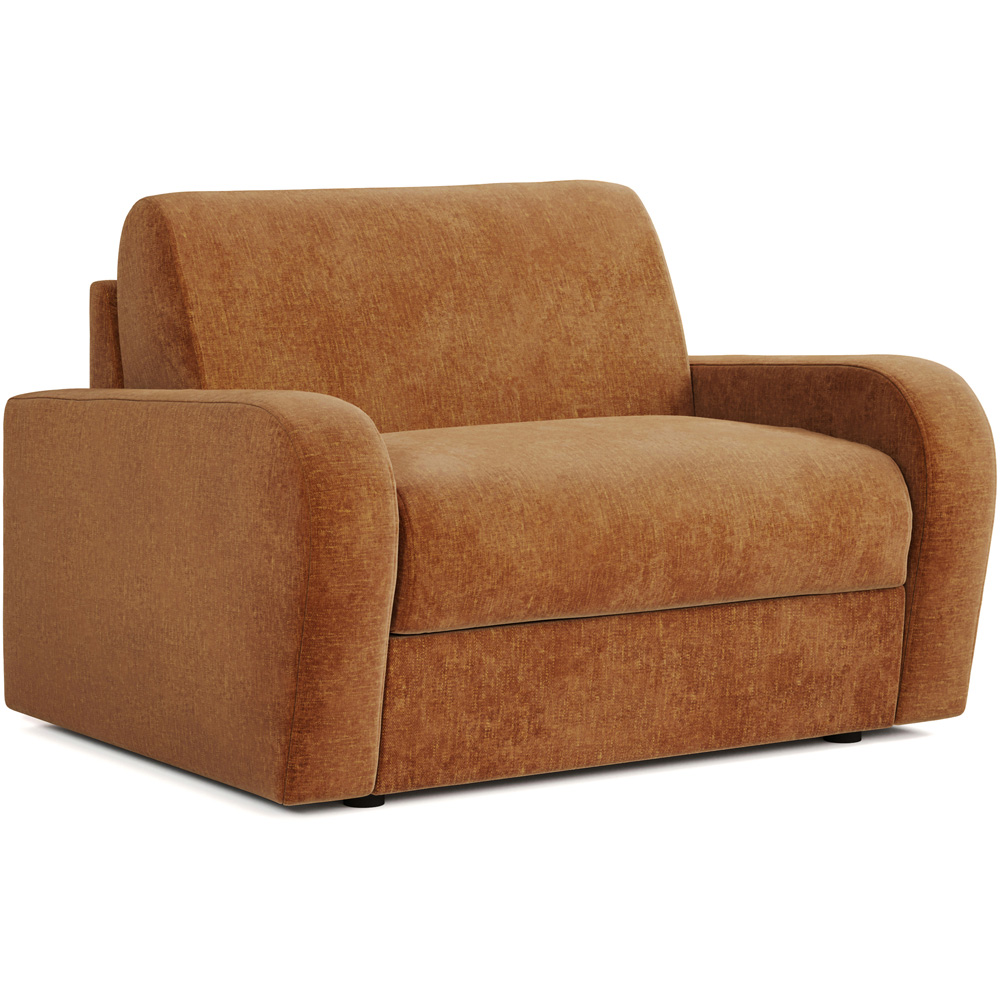 Jay-Be Deco Cosy Chenille Spice Snuggler Sofa Bed with e-Sprung Mattress Image 2